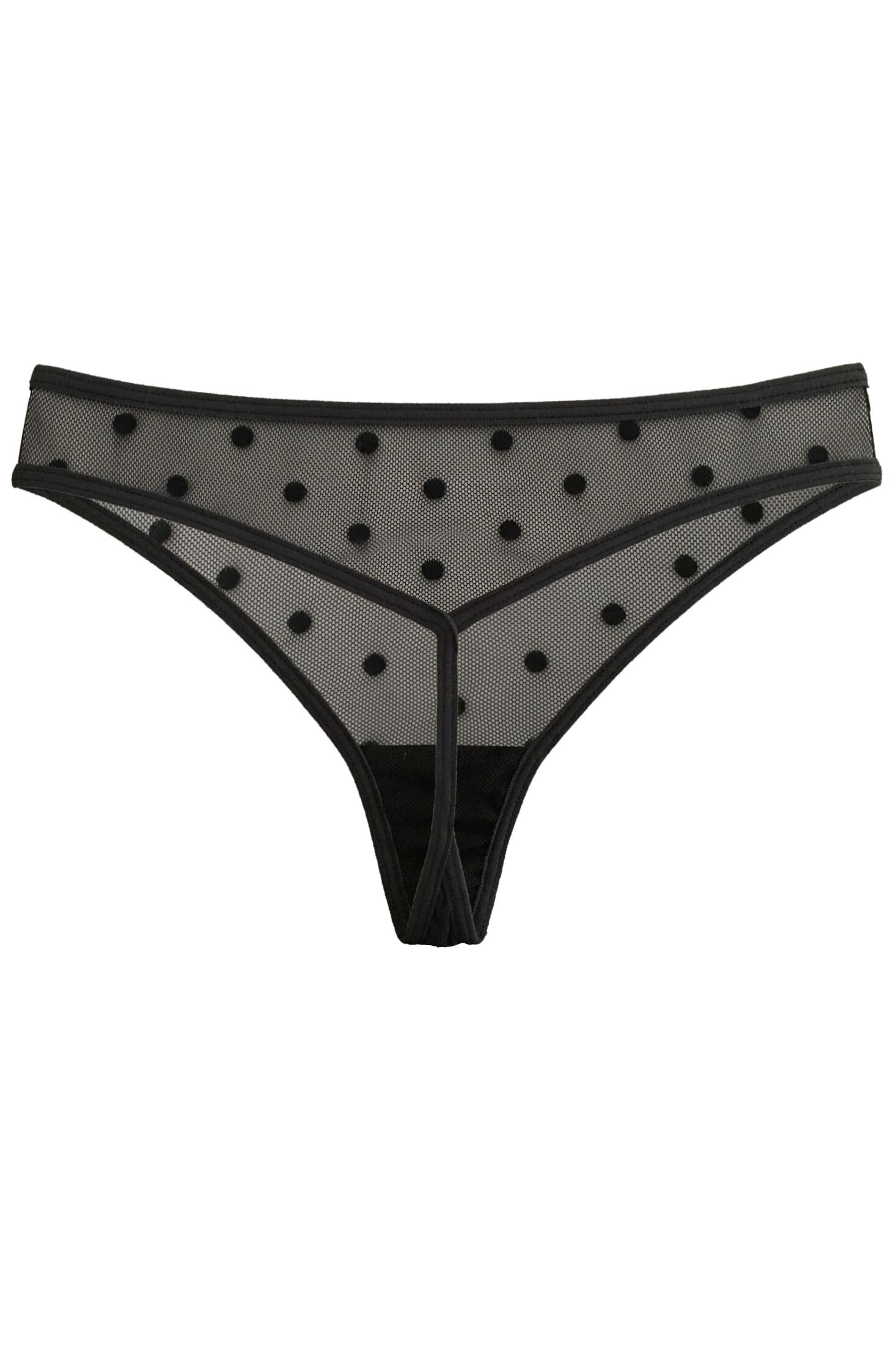 Lingerie Letters Dotty Thong - Women's Underwear Online